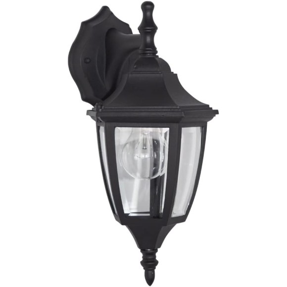 Designers Fountain 2461-BK Today's Home Outdoor Wall Lantern Sconce, 14.25in H, Black